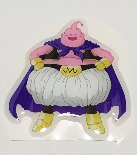 Adesivo Resinado Majin Boo (gordo) Dragon Ball Z 9x7 Cm