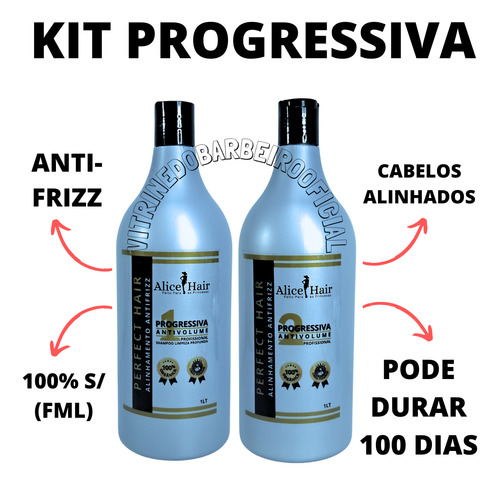 Botox Orgânico + Progressiva Kit Antifrizz Profissional Top!