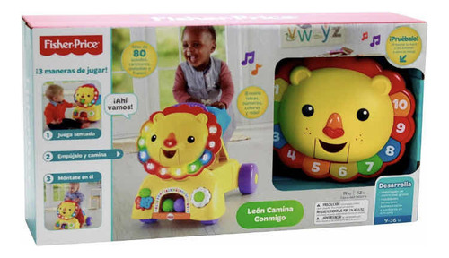 Juguete Para Bebés Fisher-price León Camina Conmigo