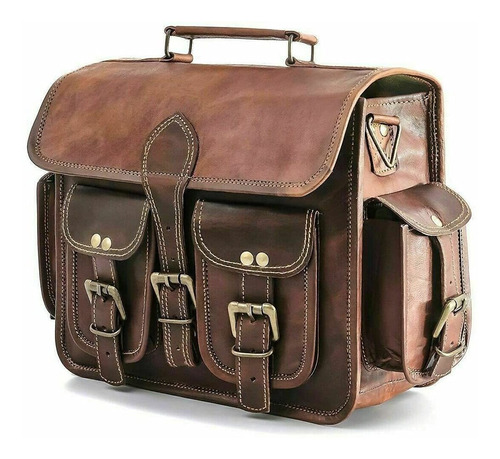 Heritage Handikrafts Hecho Cuero Genuino Vintage Bolsa