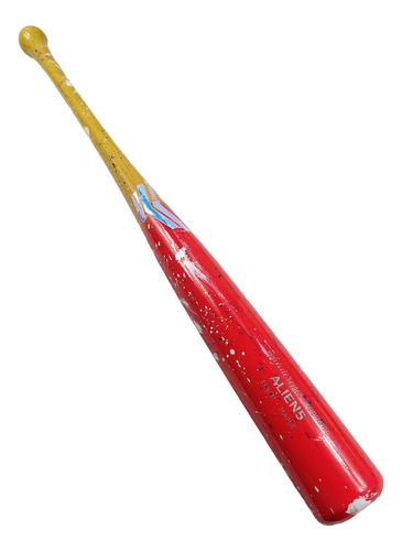 Bat De Beisbol Overfly Pro Elite Series 33.5 Alien5 Esp Red Color Red Paint