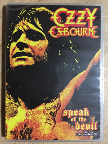 Dvd Ozzy Osbourne Speak Of The Devil - 1ª Edição Remaster!!!