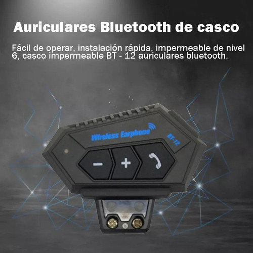 Bluetooth Bt12 Cascos Y Auriculares Auriculares Musicales