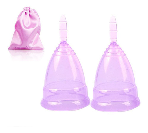 Imagen 2 de 5 de Copa Menstrual Silicona Antibacterial