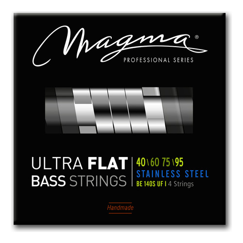 Encordado Bajo 4 Cuerdas 040/95 Flat Lisas - Magma Be140suf 