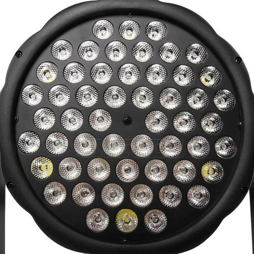 Canhao Led Par 64 Rgbw 54 Leds 3w Dmx Jogo De Luz Slim Pro 127/220v