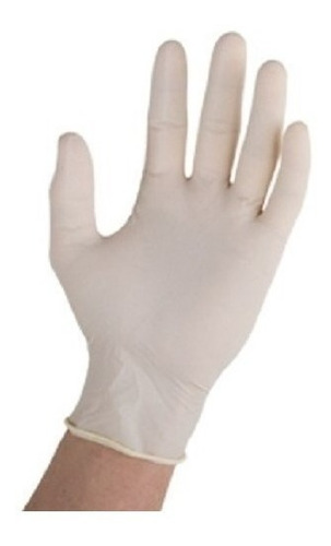 Imagen 4 de 5 de Guantes De Latex Natural Desechables Vileda M / L Pack 10un