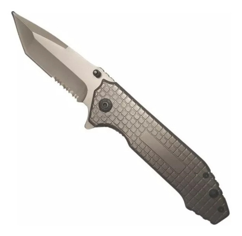 Cuchillo Navaja Supervivencia Cortapluma Gray-x356 Camping