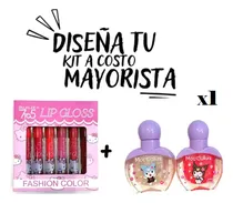 Comprar Set Labiales Mate Hello Kitty Con Mini Brillos Kuromi Talkle
