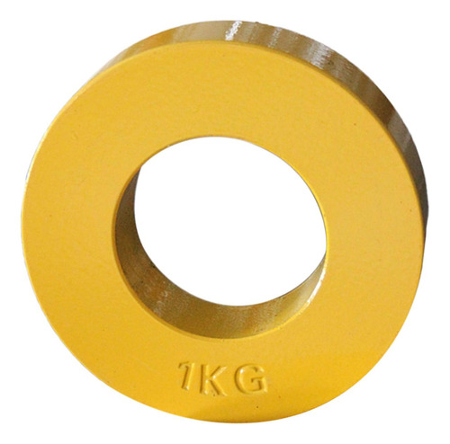 Pesas Fraccionarias De Acero Con Precisión Amarillo 1kg