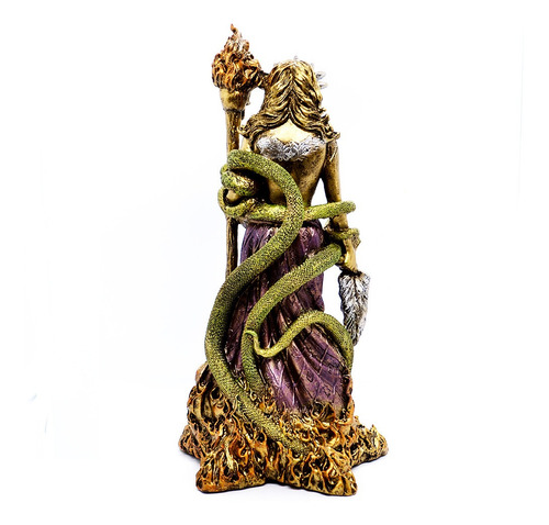 Imagen 2 de 2 de Diosa Hecate Vestidura Morada 30cm