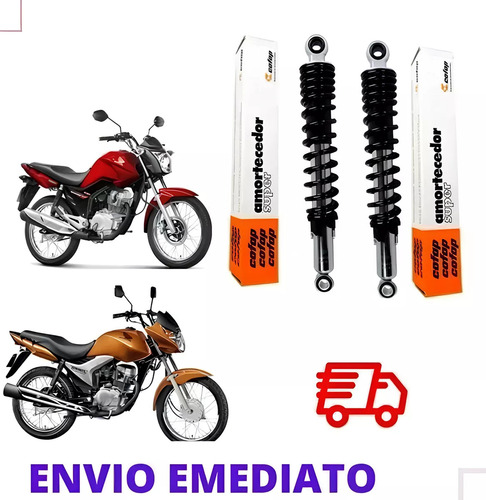 Par Amortecedor Cg Titan 150 Esd 2011 Cofap Original Cr22540