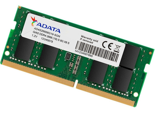 Imagen 3 de 6 de Memoria Ram Ddr4 8gb 2666mhz Adata Premier Laptop