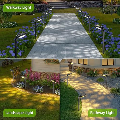 Luces Solares Impermeables Para Exteriores, Paquete De 4