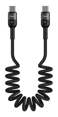 Cable Tipo C A Tipo C Mcdodo Espiral Retractil 1.8m