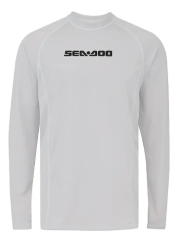 Camisa Lycra Seadoo Longa Branca Pp Sea-doo 4546570201