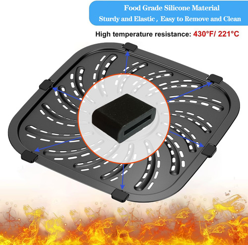 Freidoras De Aire Vortex Pro De 4 Qt/8 Qt/6 Qt De 8 Pzas Fre