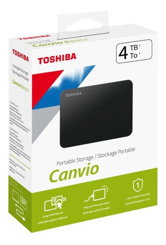 Disco Externo 4tb Toshiba Canvio