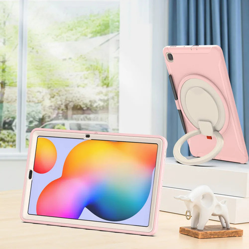 Funda Resistente Para Tab S6 Lite Protector 3 En 1