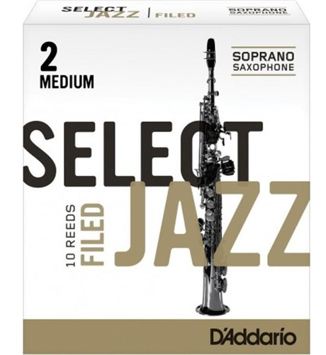 Cañas Daddario Jazz Select Saxo Soprano Nº 2m Rsf10ssx2m X10