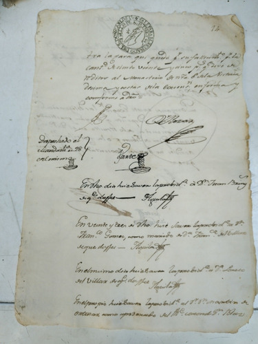 Documento Antiguo 1798