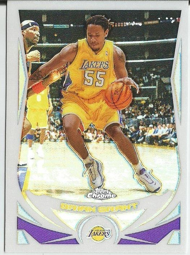 2004-05 Topps Chrome Refractor Brian Grant Lakers