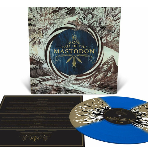 Mastodon Call Of The Mastodon Lp Vinilo De Color Azul Roya 