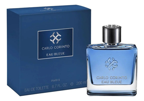Perfume Para Hombre Carlo Corinto Eau Bleue Edt 200ml