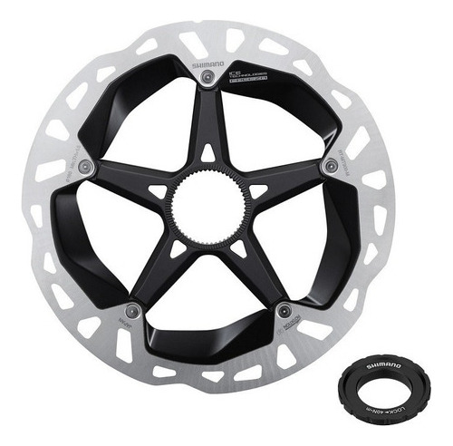 Rotor Disco De Freio Shimano Xtr Rt-mt900 Ice Tech 180mm Cor Preto