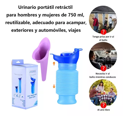 Urinario de emergencia urinario portátil y reutilizable al aire libre  retráctil hombre y mujer al aire libre