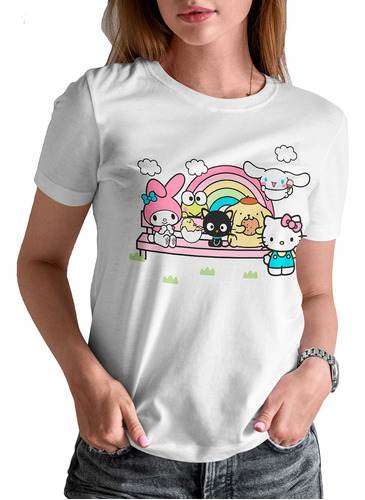 Blusa / Playera Hello Kitty Personajes Para Mujer No#14