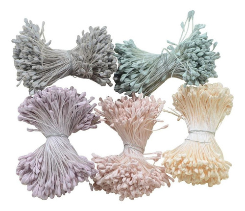 Pistilo De Estambres De Flores Artificiales Púrpura Beigeah