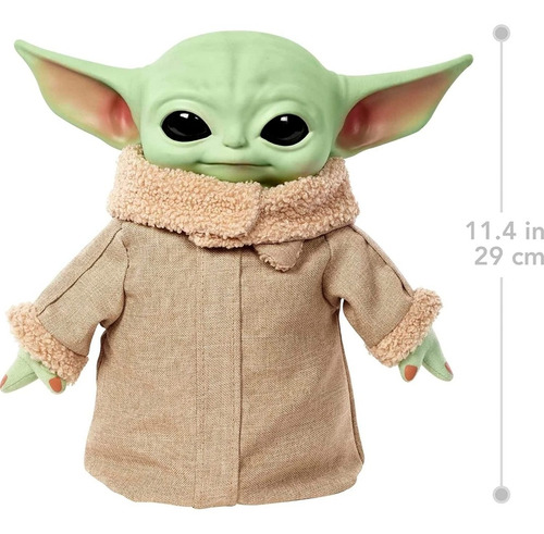 Star Wars Mandalorian Grogu Squeeze & Blink Sonidos Parpadea