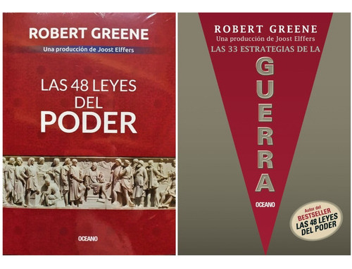 Pack Robert Greene Ocano 48 Leyes Poder  33 Estr Oiuuuys