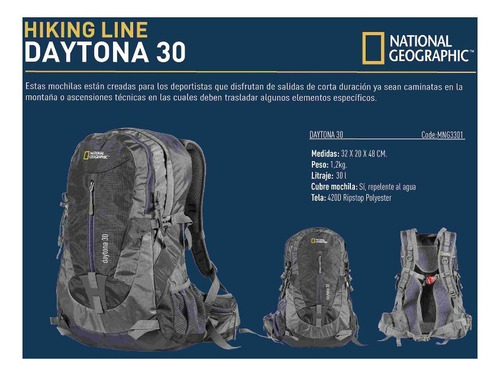 Mochila National Geographic Daytona 30 Litros