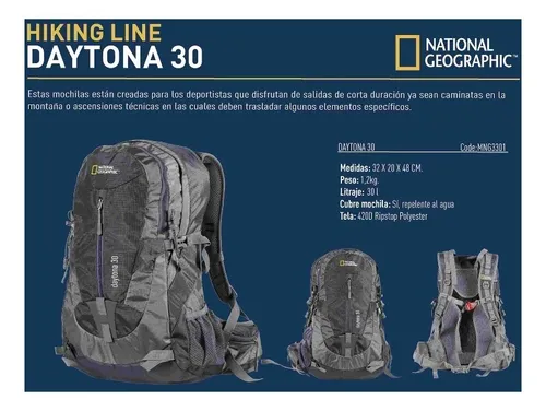 ngcamping : MOCHILA DEPORTE URBANO DAYTONA 30 LITROS - NATIONAL GEOGRAPHIC