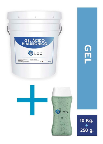 Set Gel Ácido Hialuronico 10 Kg+ Gel Frío 250 Gr Biolab