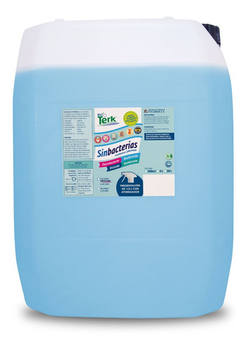 Sanitizante Sales Cuaternarias De Amonio Biodegradable 20 Lt