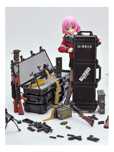 Tomytec Little Armory Ld001: Military Hard Case Um Modelo De