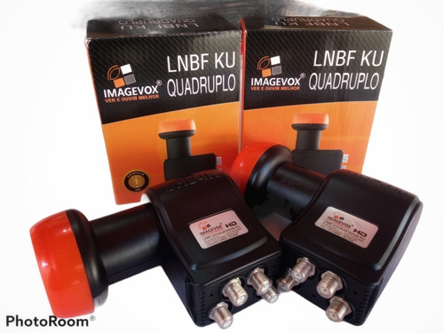 Imagem 5 de 6 de Lnb Quadruplo Full Hd Banda Ku Universal Lnbf 4 Saídas