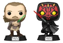 Comprar Funko Pop Star Wars Qui Gon Jinn Vs Darth Maul Figura Dobble