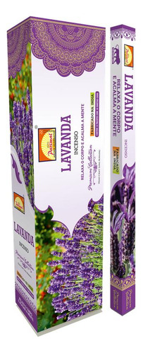 Incenso De Jardim Lavanda Parimal Box Com 12 Cx E 10 Varetas