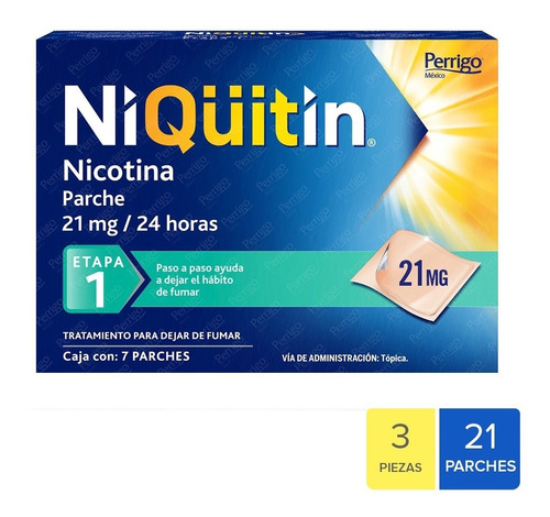 Niquitin Parches Nicotina Para Dejar De Fumar Etapa 1 - 3pk