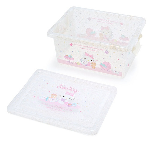 Hello Kitty Organizador Escritorio Caja Y Tapa Sanrio Japón