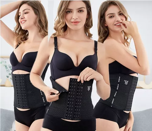 Faja Reductora Modeladora Cintura Corset Única Con 6 Hilera