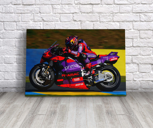 Cuadro Jorge Martín Ducati Motogp Canvas 45x30 Cm