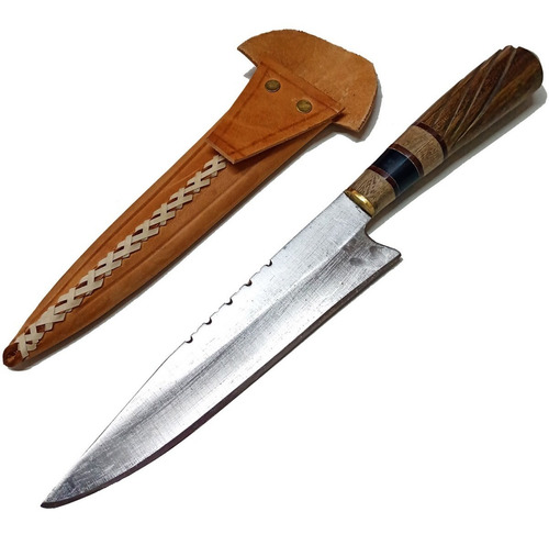 Cuchillo Campo Artesanal Con Vaina Calidad 17,5 Cm Campero P