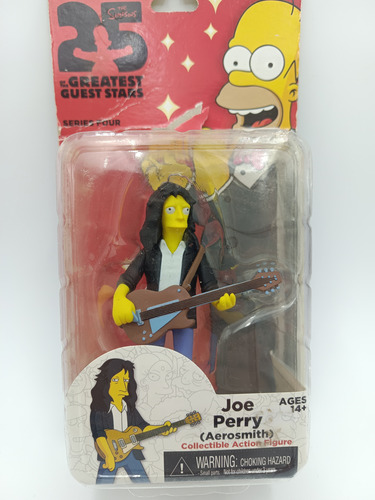 Los Simpsons Joe Perry Aerosmith Series 4 Neca 2015 Trujillo (Usado)