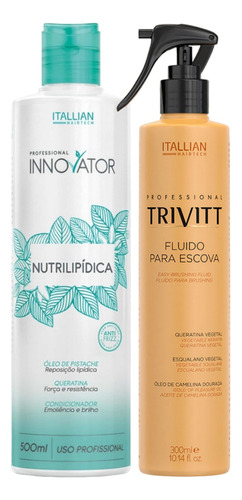 Escova Nutrilipidica Innovator 500g + Fluído P/ Escova 