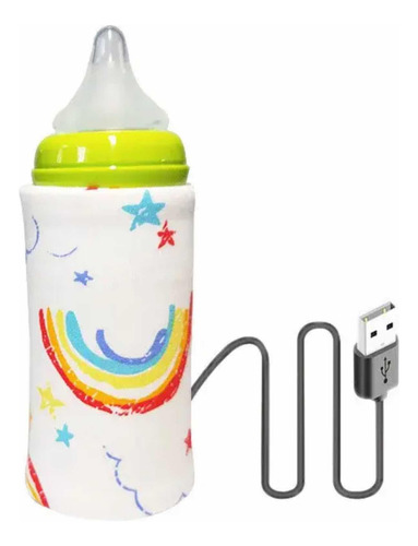 Calentador De Mamilas Y Biberones, Portátil Usb Arcoíris